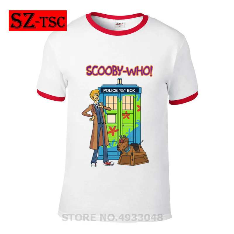 

Doctor Who Peanuts Comic T Shirts Scooby-Doo Terrier Dog Dr Who Tshirt Tardis Time And Space Ship Dalek Funny T Shirt 3D Men 3xl