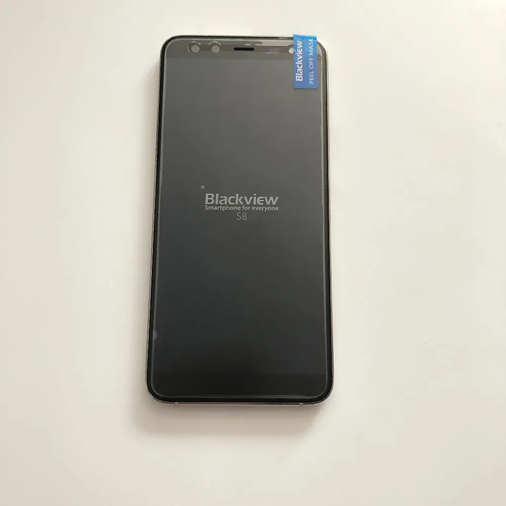 

Original Used LCD Display Screen + Digitizer Touch Screen + Frame For Blackview S8 MTK6750T 5.7 Inch HD 1440x720 Free Shipping
