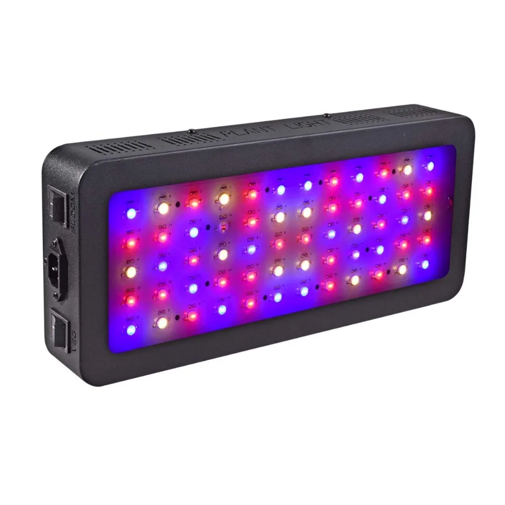 

Hydro 600W LED Grow Light Full Spectrum UV IR High Power Led Plant Grow lights 10W Double Chip for Indoor Garden Veg Flowering