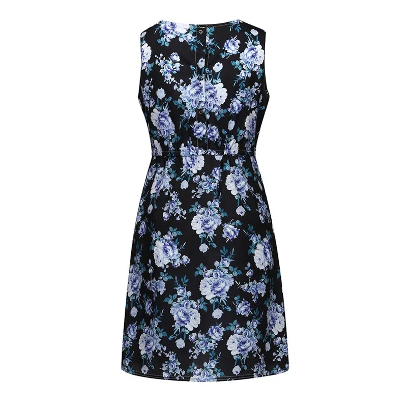 Maternity clothes summer 2019  new Women Maternity Dresses Mother Sleeveless Floral Pregnancy Nusring Sundress (6)