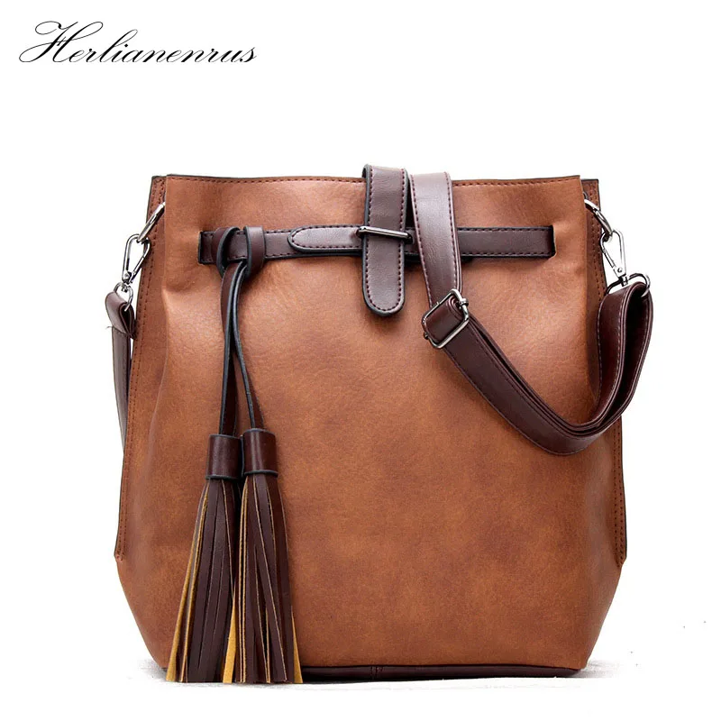 Herlianenrus Crossbody сумки для Для женщин 2018 Новая мода Винтаж кисточкой леди из