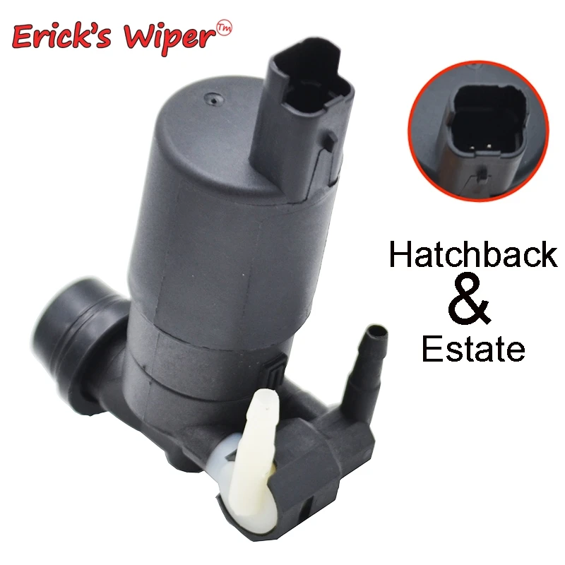 Erick's Wiper Front Rear Windshield Windscreen Wiper Washer Pump Motor