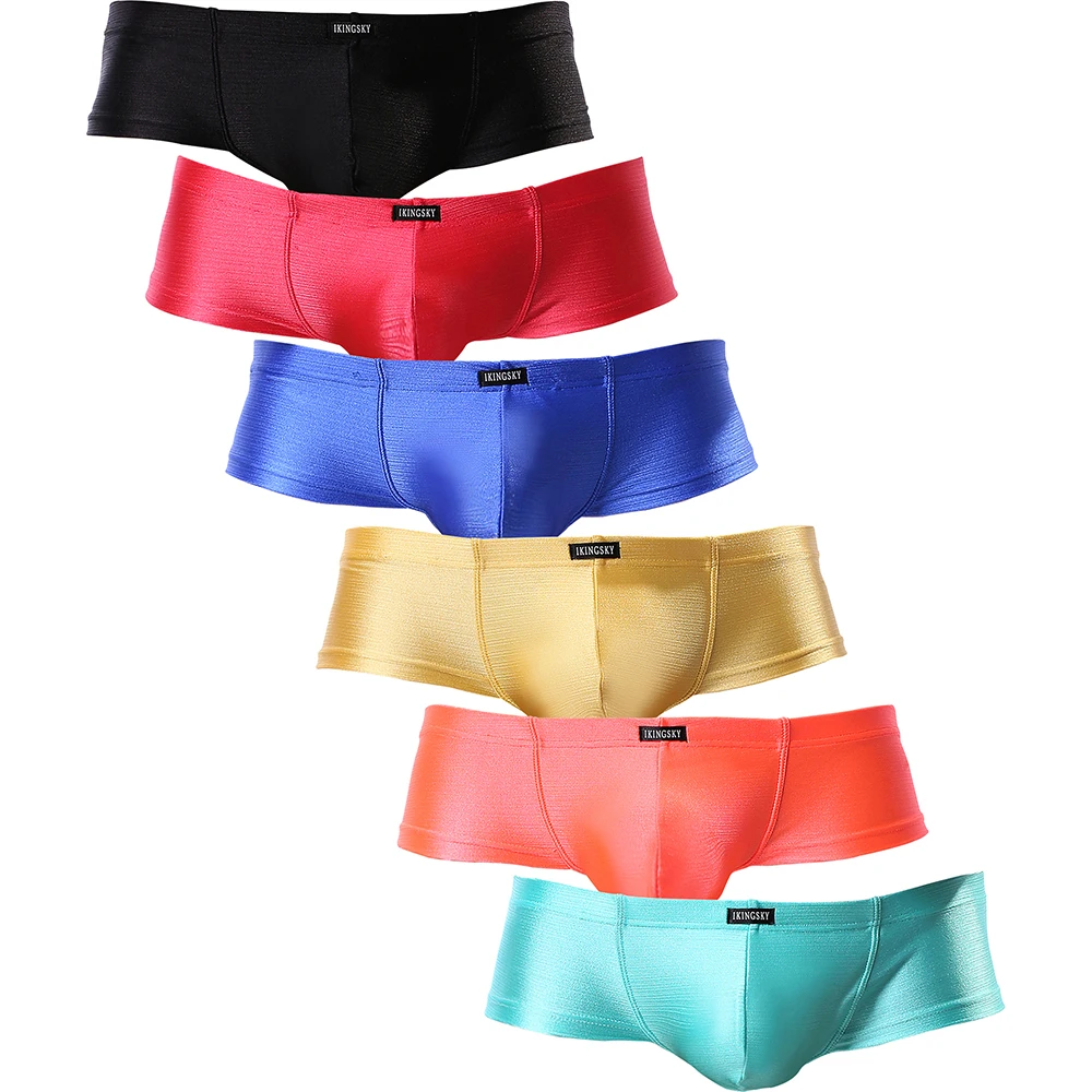 

iKingsky Men's Cheeky Underwear Sexy Mini Cheek Boxer Panties