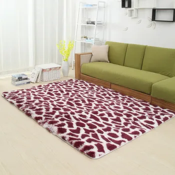 

Zeegle Shaggy Floor Mat Carpets For Living Room Kids Bedroom Mat Anti-slip Door May Kid Bedroom Absorbent Rug Home Area Rug