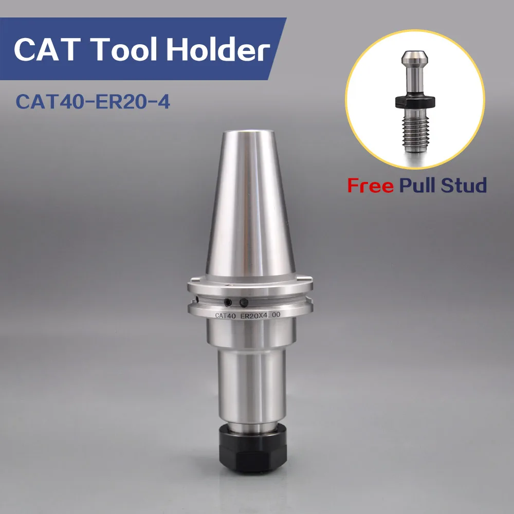 4 шт. CAT40-ER20-4 cnc-универсальный Цанга держатели инструмента с высокой точностью