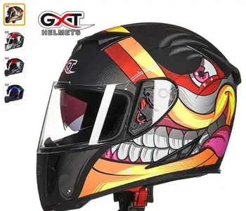 

Gxt helmet male winter motorcycle electric car dual lens anti-fog helmet motorcycle helmet 66