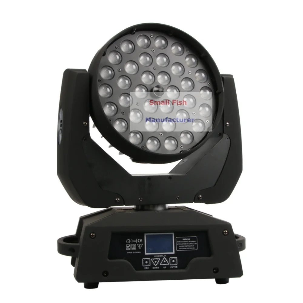 Светодиодный сценический светильник 8XLot с зумом s 36X18W RGBWA + UV 6 в 1 сенсорный экран DMX