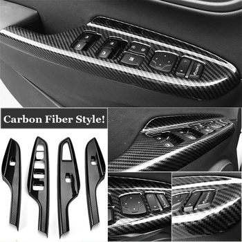 

ABS plastic Car Carbon Fiber Style Cover Parts Pro Interior Door Useful
