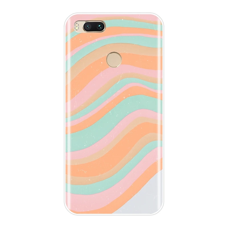 Задняя крышка для Xiaomi MI A1 A2 Lite Mi5 Mi6 Mi8 Арт мягкий силиконовый чехол телефона Mi 5 5C 5S