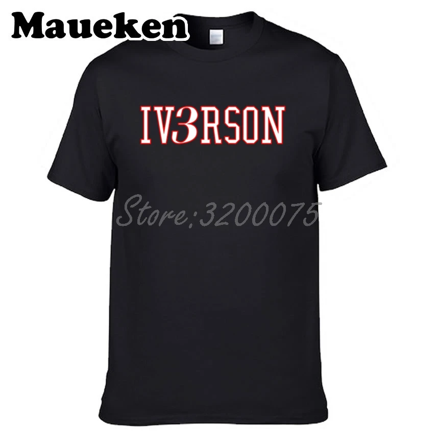 Men IV3RSON The Answer Allen Iverson 3 legend T-shirt Clothes T Shirt Men's tshirt tee W17111315