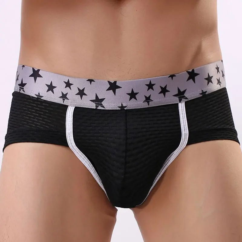 Сексуальные U Pouch мужские трусы брифы Nylon нейлон Ropa Interior Hombre сексуальное женское