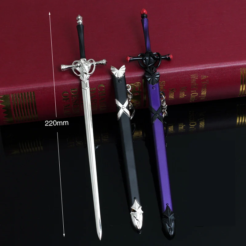 Мультфильм HSIC аниме Fate Joan of Arc держатель для меча почерневшая 22 см Подвеска в виде