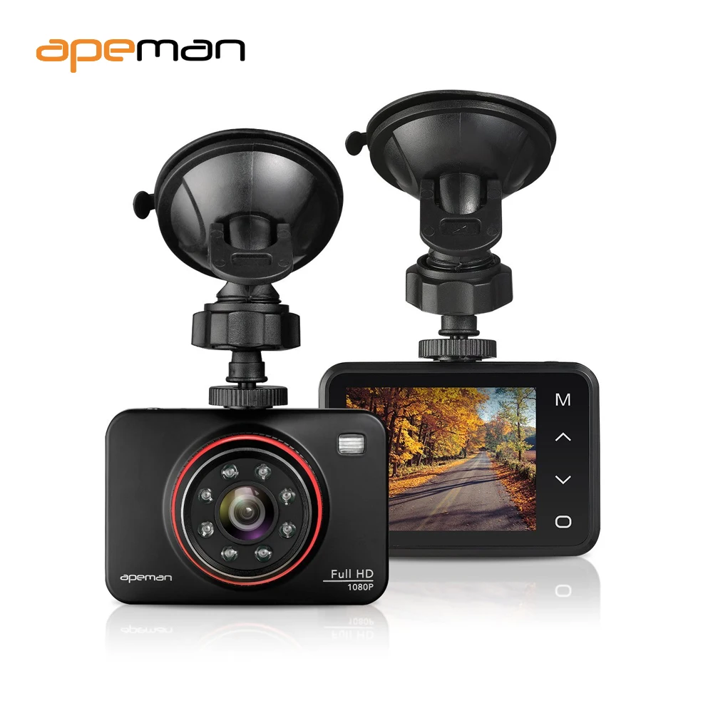 apeman Dash Cam Full HD 1080P Car Dashboard Camera WDR Car Videos