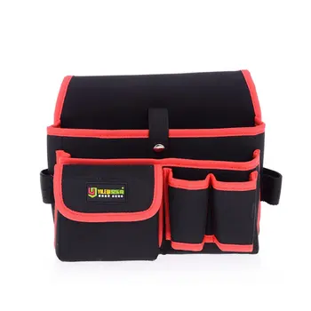 

Waterproof Multi-pockets Waist Pockets Tool Bag Electrician Tool Bag Oganizer Carrying Pouch Belt Waist Pocket Case