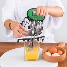 Хорошее качество бытовой белое яйцо ручной молочный масло Взбейте Смеситель Стиринг инструмент ручной яйцо ручной миксер