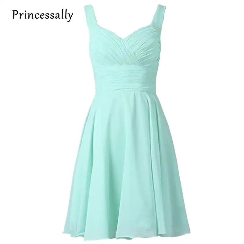 pastel blue cocktail dress