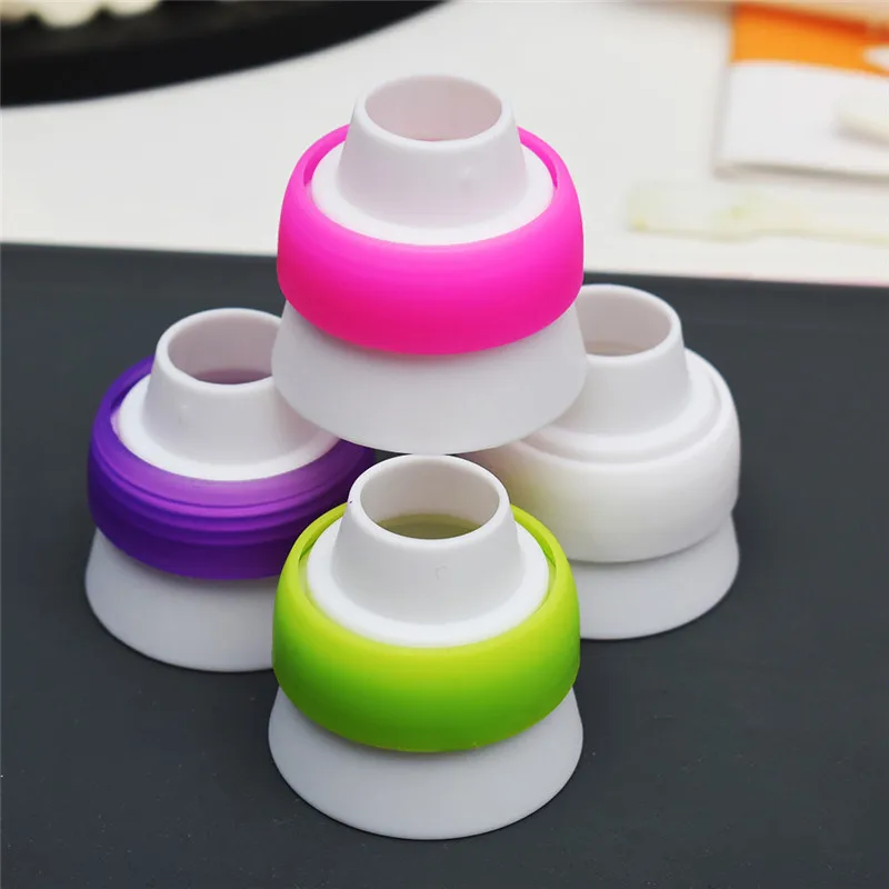 

Icing Piping Russian Nozzles Bags Cream Converter Coupler Cake Decorating Tool Nozzle Converter Baking Pastry Decor Tip Bakeware