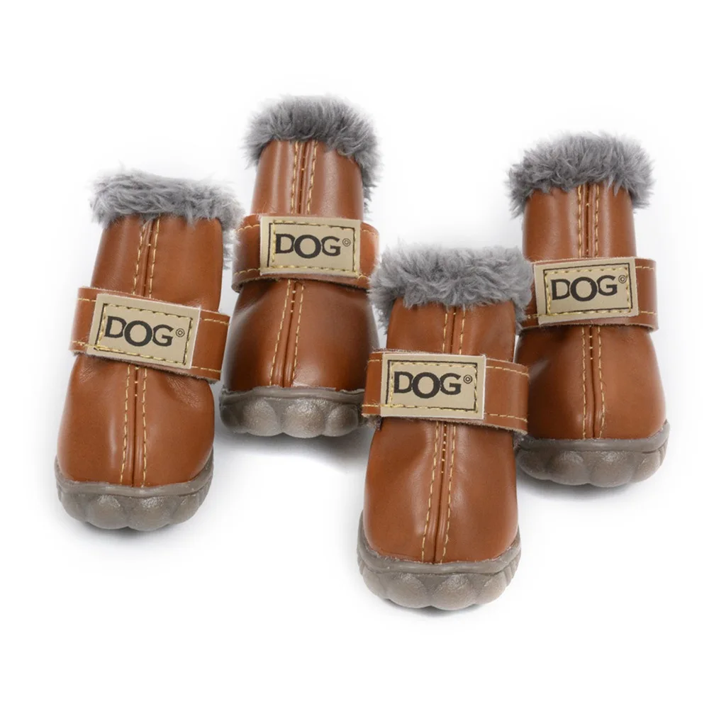 Title 7, Waterproof Pet Shoes Winter Dog Cat Snow Boots ...