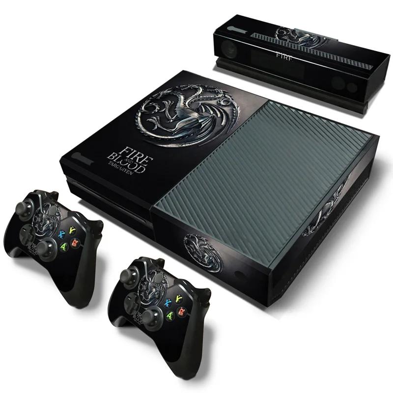 

For Xbox one console sticker and 2 controllers sticker for XBOX ONE vinyl sticker for xbox one skin sticker---0534
