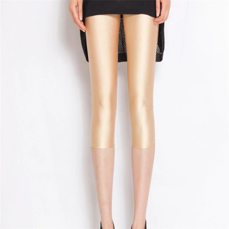 

CHSDCSI Summer Legging Multicolour Neon Casual Leggings Candy Color Elastic Cropped To The Calf Girl Half Pants Women Leggings