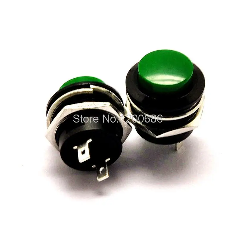 Self resetting button switch button Jog switch R13 507 16MM green no