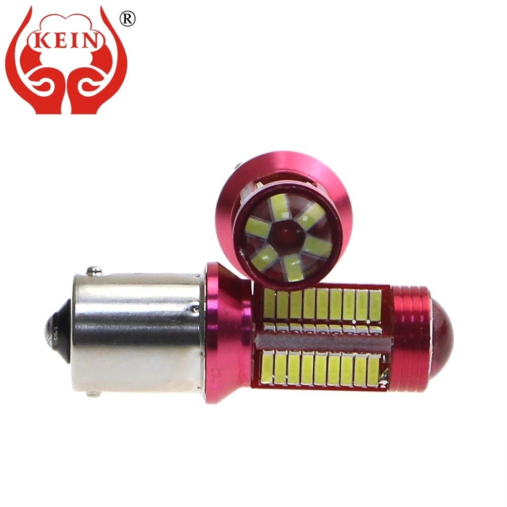 Светодиодная автомобильная лампа KEIN P21W 2 шт. 1156 ba15s 78SMD 4014 заднего хода задний ДХО