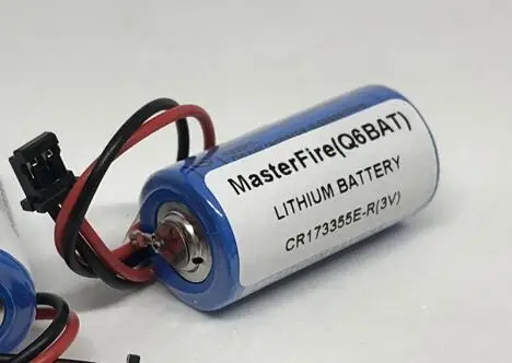 

MasterFire New CR17335SE-R 1800mah Q6BAT 3V PLC with plug with lithium Batteries CR17335SE CE17335 Li-ion Battery