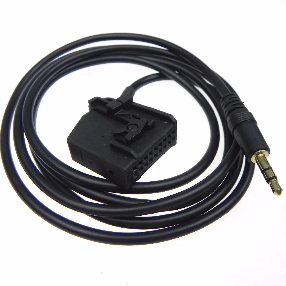 High Quality 3.5mm AUX Audio Input Cable For VW Passat Touareg Golf V AUDI MFD2 RNS2 2