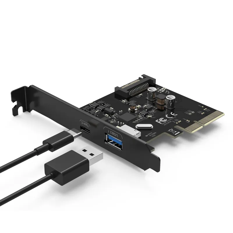 Системная плата Orico PA31 MAC для настольных ПК PCI E к USB3.1 Type c с двумя портами|usb3.1 card|pci-e