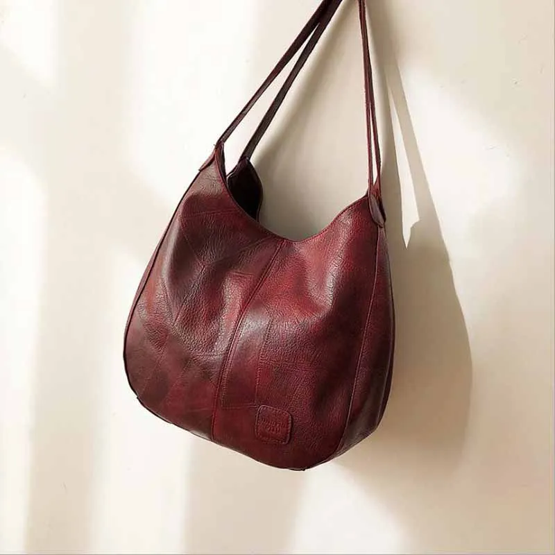 Женская сумка, винтажная сумка через плечо, женские сумки, мягкие кожаные сумки через плечо для женщин, женская сумка Boston Bolsa Feminina