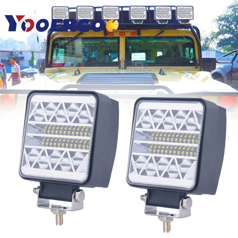 

4 inch 62W 4200lm Round Led Work Light Bar Spot lamp Headlight For Jeep ATV UAZ SUV 4WD 4x4 Truck Tractor Offroad 12v 24v