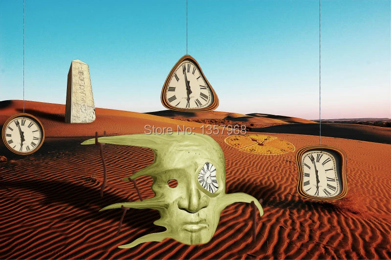 Download OBJ file Salvador Dalí clock the persistence of memory • 3D  printable template ・ Cults