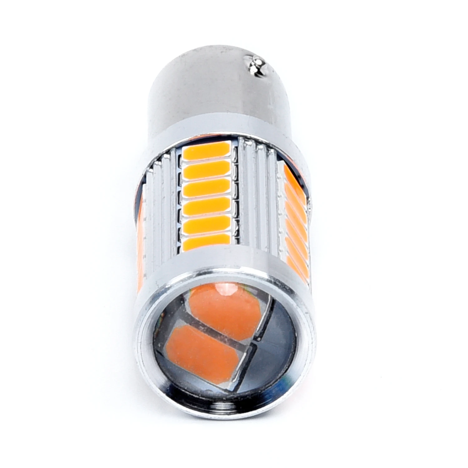 Высокая яркость Янтарный 1156PY BAU15S PY21W 33SMD LED-камера заднего вида для автомобиля Задний сигнал лампы* 4 сверхвысокая яркость светодиодный свет