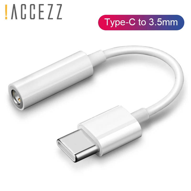 

!ACCEZZ Type-C Audio Adapter For Huawei For P20/P20 Pro/Mate 10 Pro 20 LG Connector Aux Cable Calling Listening USB Type C 3.5mm