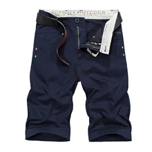 Летние мужские шорты военные мужские шорты Карго повседневные хлопковые бермуды Masculina много карманов средней талии до колена шорты мужские