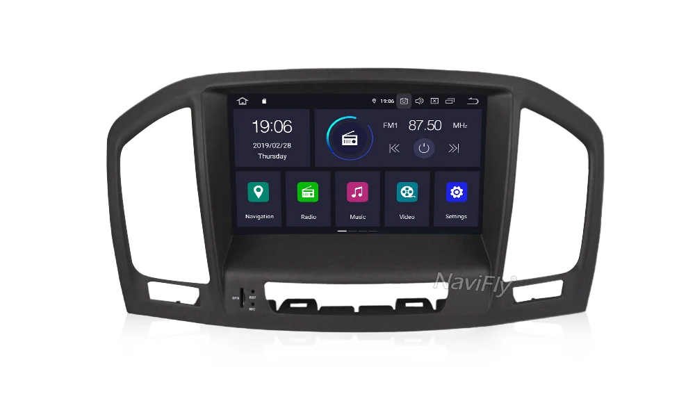 Top NaviFly PX30 IPS+DSP Android 9.0 Car DVD player audio For Opel Vauxhall Insignia CD300 CD400 2009 2010 2011 2012 Auto Radio GPS 8