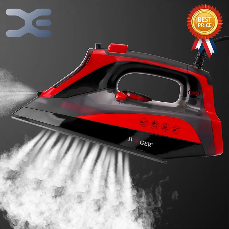 

2 Colors 2600W Handheld Portable Electric Steam Iron For Clothes High Quality Ceramic Soleplate HG-1201R