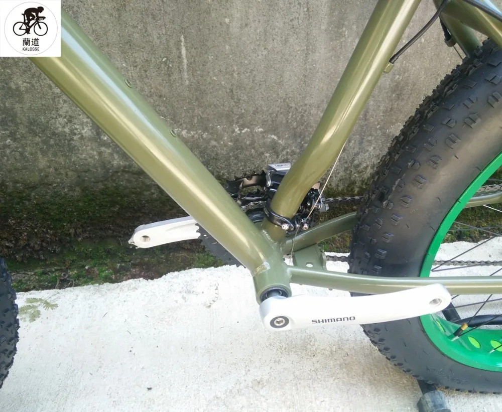 Perfect Kalosse  Snow bike  mountain bicycle    21/24/27/ 30 speed   26*4.0 inch  tires  Beach  mountain  bike 4