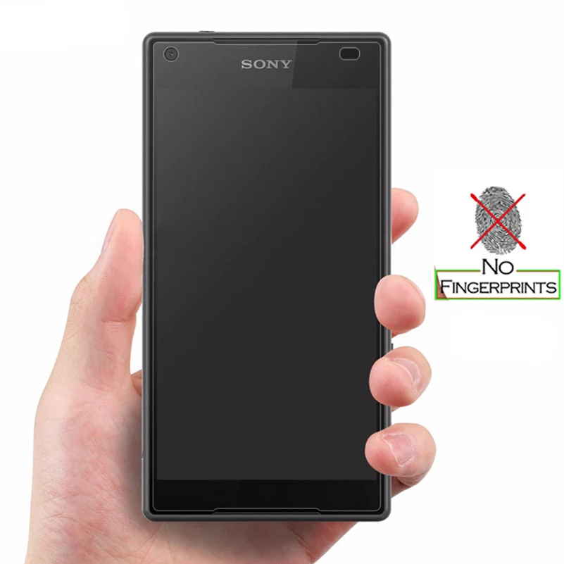 

NoFingerprint Frosted Tempered Glass Screen Protector for Sony Xperia XA X Performance Z1 Z2 Z4 Z5 Z3 Compact Premium M5 C5 Film