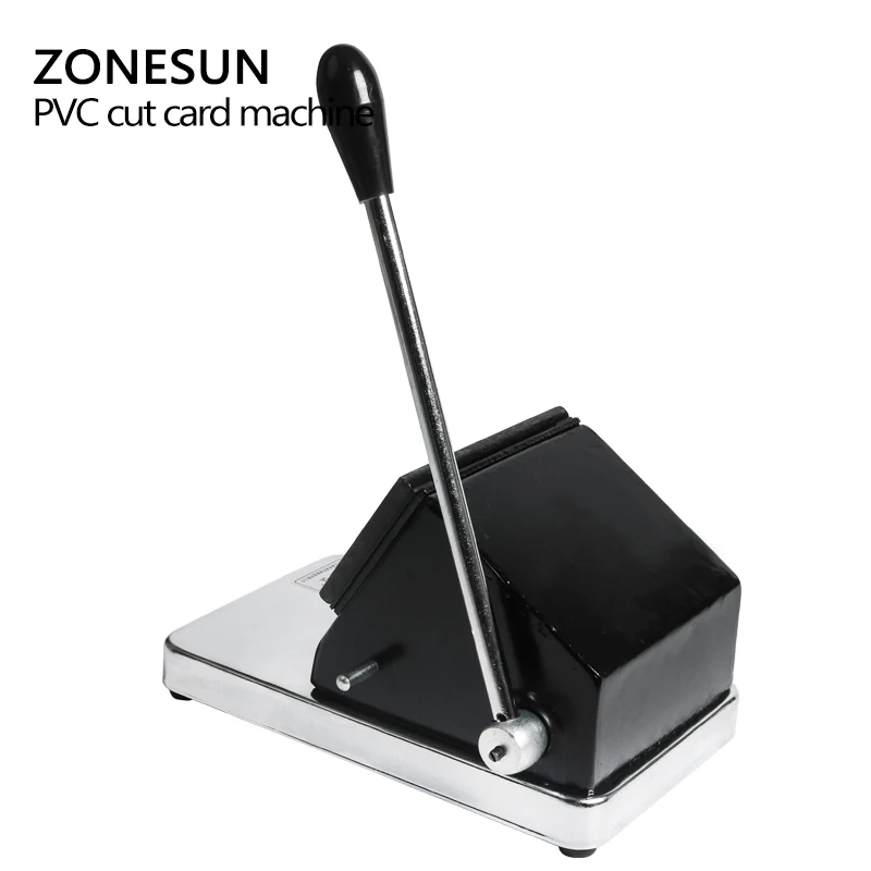 ZONESUN Мини резак для резки маленький тип бумажных карт ПВХ карты фото визитная
