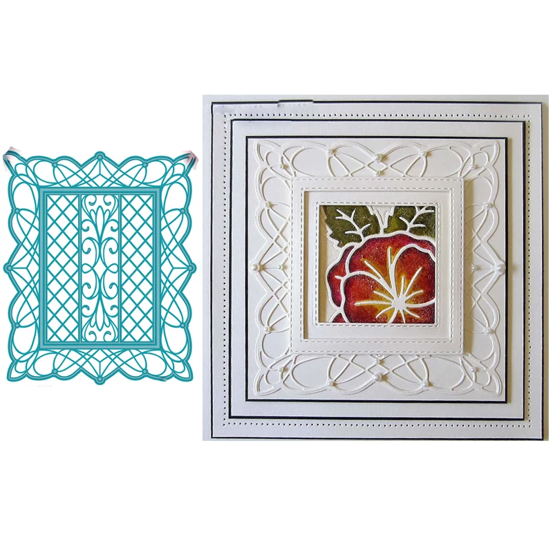 

Palace Style Lace Frame Cutting Die Scrapbooking Template Card Album Making DIY Stencil Embossing Craft Animal New Dies 2019