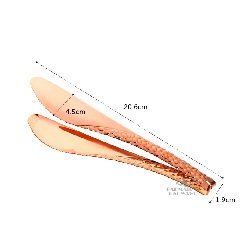 26,5 см серебро/медь/золото/черный Tong нержавеющая сталь Зажим для барбекю хлебное питание ледяной Зажим Щипцы для льда Бар кухонные аксессуары