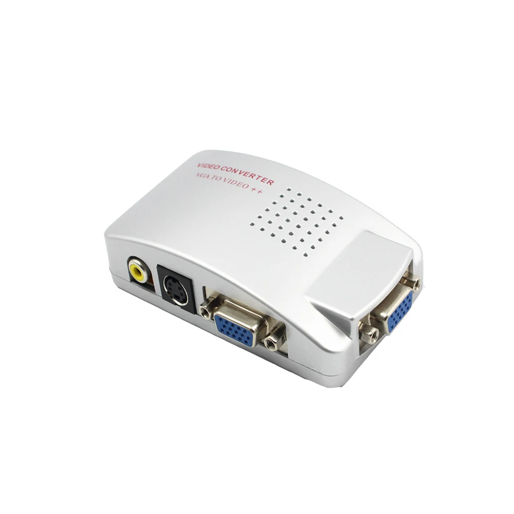 ПК ноутбук VGA в AV композитный RCA ТВ конвертер адаптер с pUSB кабель ower|pc laptop vga|vga totv