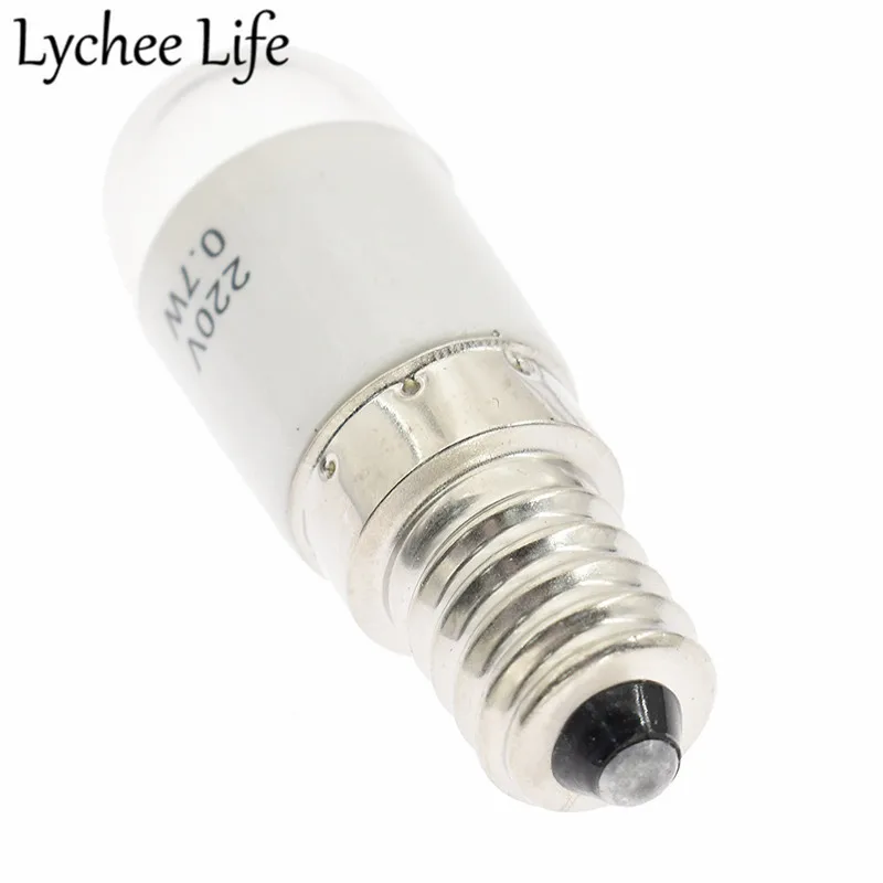 Lychee Life универсальная Светодиодная лампа 0 7 Вт 220 В Пластиковые алюминиевые детали