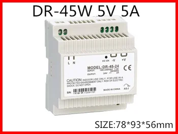 

DR-45-5 Din Rail Switching power supply 45W 5VDC 5A Output Free Shipping