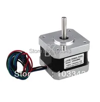 CNC  Nema17 stepper motor / stepping motor with 2600g.cm, 0.4A,4 leads for 3D Printer Reprap mini dc motor  and CNC machinery - Image 2