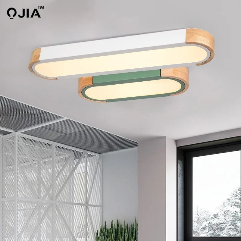 Remote control Ceiling Lights Wooden decorative ceiling lamps panels For Living Room Bedroom lamp d - 33024830898