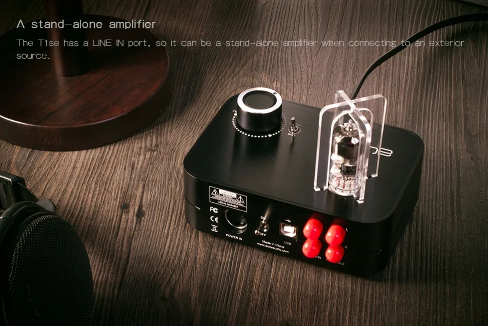 aune T1se tube headphone amplifier USB Sound Card
