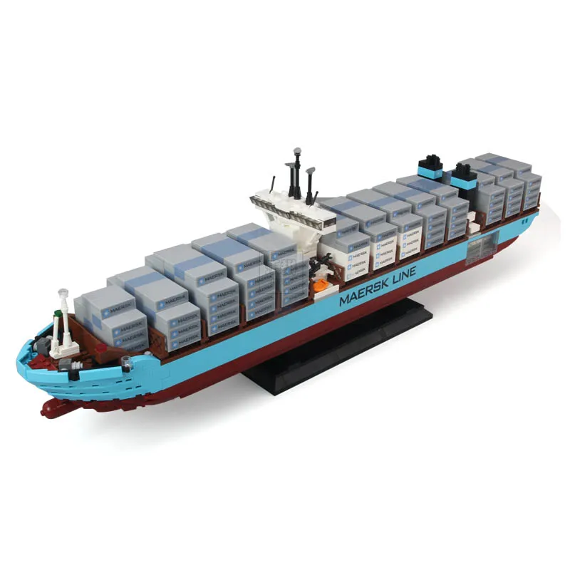 

Lepin 22002 Creator Set Line Triple-E Genuine Technic Series The Cargo Container Ship Set Compatible with lego 10241