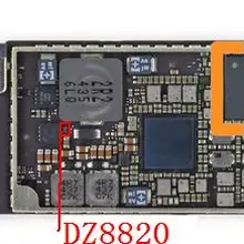 20 шт./партия, для iPad 6 air 2 air2 DZ8820 диод на материнской плате fix Ремонт части